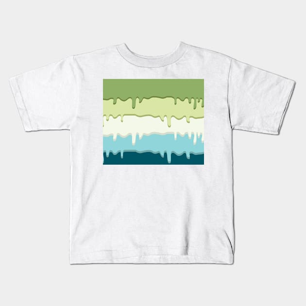 lemon Ice Cream Kids T-Shirt by timegraf